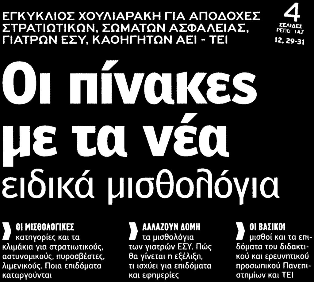 f ΑΛΛΑΖΟΥΝ ΔΟΜΗ τα μισθολόγια των γιατρών ΕΣΥ Πώς θα γίνεται η εξέλιξη τι ισχύει για