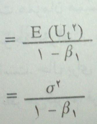 )3( با استفاده از معادالت و )4( خواهیم داشت: O چون صورت کسر طبق فرض مثبت است کوواریانس بینY وU مذکور یقینا مخاف صفر خواهد بود بنابراین انتظار