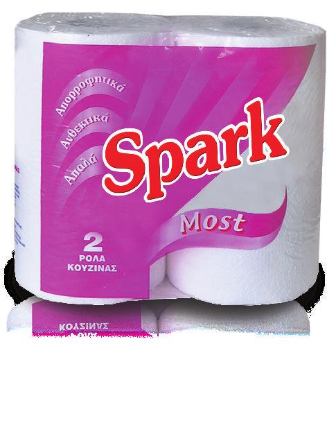 Spark Most white kitchen roll 400 gr 12 2 Spark