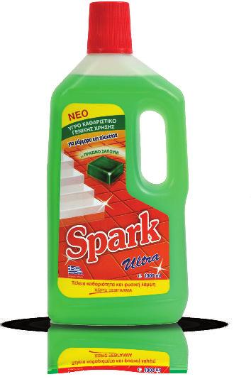 Spark Υγρά καθαριστικά γενικής χρήσης Spark Ultra «κεράσι» 1 L Spark Ultra «cherry» 1 L Spark Ultra «γιασεμί» 1 L Spark Ultra