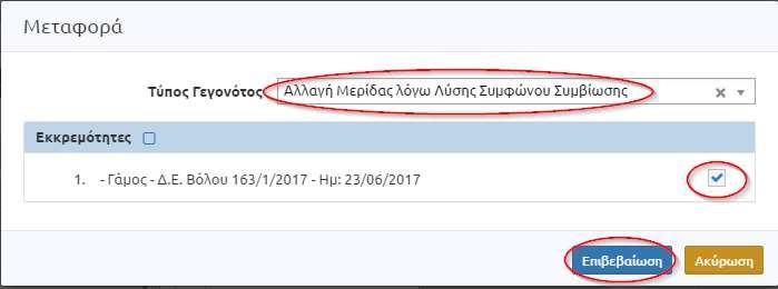 Πατάμε το εικονίδιο για να μεταφέρουμε το δεύτερο