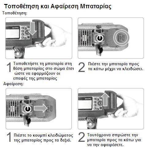 ΜΠΑΤΑΡΙΑ Χαρακτηριστικά 1. Το AD600B λειτουργεί με μπαταρία λιθίου με μεγάλη διάρκειας. 2.