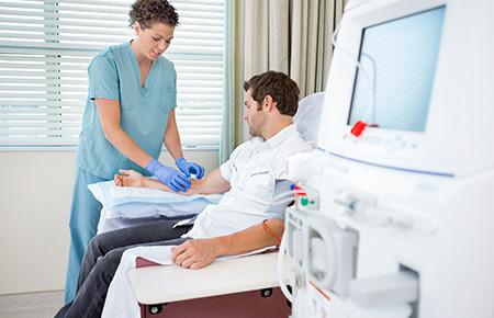 Αιμοκάθαρση Η αιμοκάθαρση είναι ο πιο συνήθης τρόπος αντιμετώπισης της νεφρικής ανεπάρκειας τελικού σταδίου.