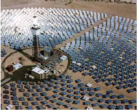Κεφάλαιο 8 ο Παραγωγή ηλεκτρικής ενέργειας από ηλιακή ενέργεια Σχήμα 8.9 Σταθμός ηλεκτροπαραγωγής ισχύος 10 MW [7] 8.2.