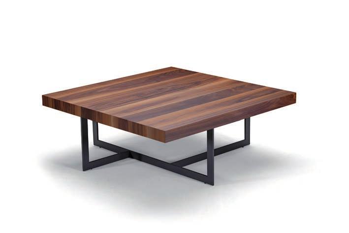 υλικά Oak A, walnut A, lacquer A. Twin Παραλληλόγραμμο τραπέζι καθιστικού με δύο επιφάνειες και προαιρετικά άλλο υλικό βάσης.