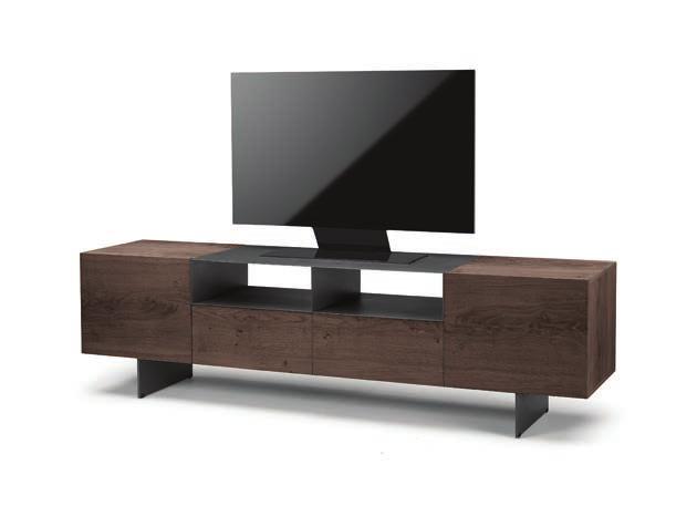 υλικά Oak A, walnut A, lacquer A. Microtypos tv Μεταλλικό έπιπλο TV σε χρώµα λευκό, γκρι, µαύρο ή καφέ σκουριάς.