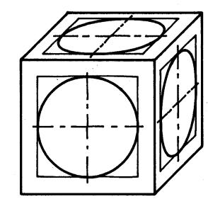 2.4 Vrimat në paraqitje hapësinore Problemë Zari (kubi) i paraqitur këtu ka 3 vrima. Ai duhet të paraqitet në disa tipe projeksionesh.