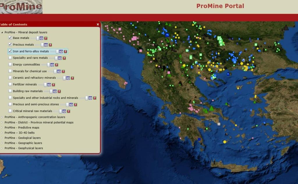 Πλάνο Εργασίας Καθορισμός κριτηρίων επιλογής ανάλογα με τοπικές συνθήκες. Καθορισμός συστήματος ταξινόμησης των μεταλλείων.