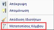 Υπάρχει πλέον η δυνατότητα να δείτε και τα εντατικά των Επιλέξτε την εντολή και υποδείξτε ένα επιφανειακό στοιχείο με το