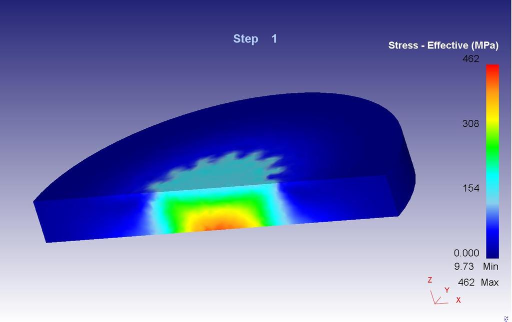 κέλυφος (DEFORM 3D) Σχήμα 6.