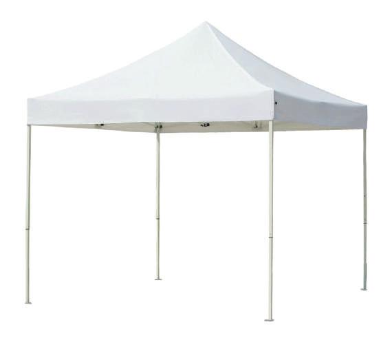 ΒΑΡΕΩΣ ΤΥΠΟΥ GAZEBO ΜΕ ΣΚΕΛΕΤΟ ΑΛΟΥΜΙΝΙΟΥ 3m x 3m Τέντα με σκελετό αλουμινίου 35 x 35mm τετράγωνο. Σύνδεσμοι αλουμινίου. Ακτίνες αλουμινίου 25x12,5mm.