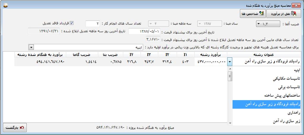 ت دکار نرمافزار راهنمای میشود. ظاهر زیر صفحه و آلفا ضریب کار انجام سالهای تعداد رشته برآورد رشته عنوان سپس تعیین از بعد کنید.