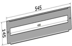 3949 ΜΕΤΩΠΙΚΗ ΜΙΑΣ ΣΕΙΡΑΣ ΓΙΑ 60άρι 54,5x15cm-26WL 11.85 14.