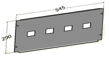 1266 ΜΕΤΩΠΙΚΗ ΔΥΟ ΣΕΙΡΩΝ 19.60 ΓΙΑ 60άρι 54,5x30cm-52WL 15.