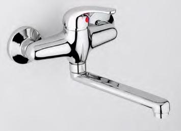 Wall mounted sink mixer FR_ Mitigeur evier mural GR_ Αναμεικτικη, εντιχοιζομενη,