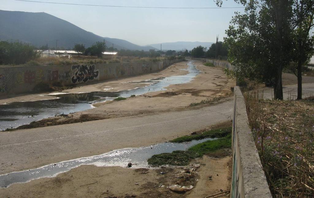 Θέρμης (ΠΗΓΗ: Google Earth) Εικόνα 4-17: Ποταμός