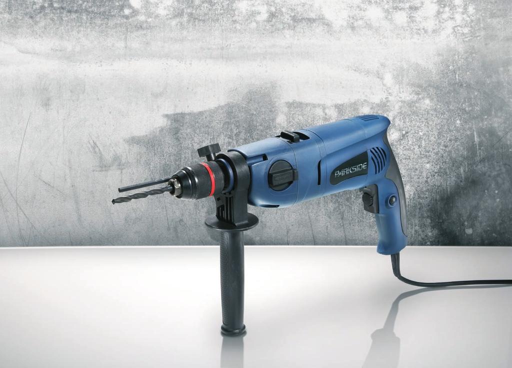 2-SPEED HAMMER ACTION DRILL Before reading, unfold the page containing the illustrations and familiarise yourself with all functions of the device.