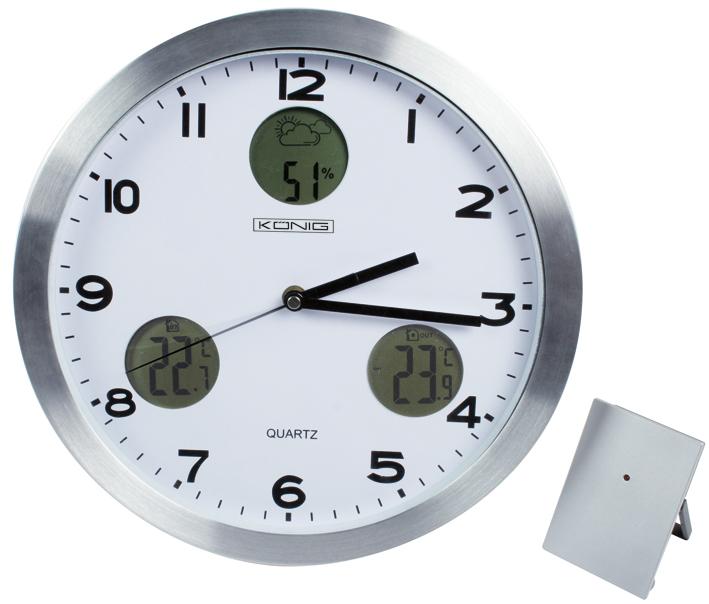 KN-CL30 MANUAL (p. 2) Wall Clock ANLEITUNG (S. 3) Wanduhr MODE D EMPLOI (p. 5) Horloge murale GEBRUIKSAANWIJZING (p. 6) Wandklok MANUALE (p. 8) Orologio da Parete MANUAL DE USO (p.