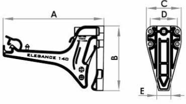 ΔΕΞΙ ΤΕΡΜΑΤΙΚΟ ΥΔΡΟΡΡΟΗΣ SUPER 140 / RIGHT GUTTER STOPEND Κούτα / Box 16 Παλέτα / Pallet 1536 Διαστ. παλέτας (cm) / Pallet dim.