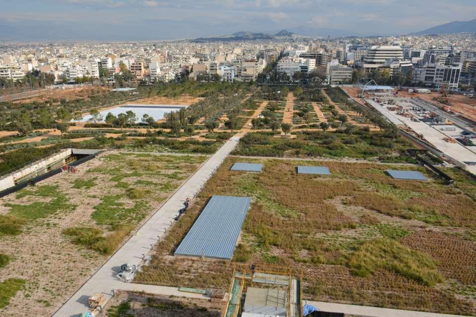 Φυτεμένο δώμα Εθνικής Βιβλιοθήκης Κ.Π.