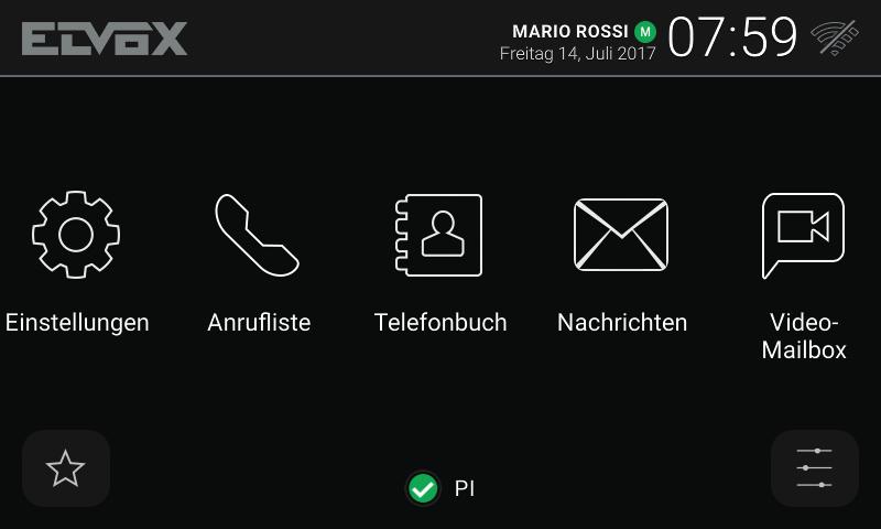 SET-Installation Die Geräte des SETS, zum Beispiel TAB 7S IP (Art. 40607) und IP-A-/V-Einheit (Art.