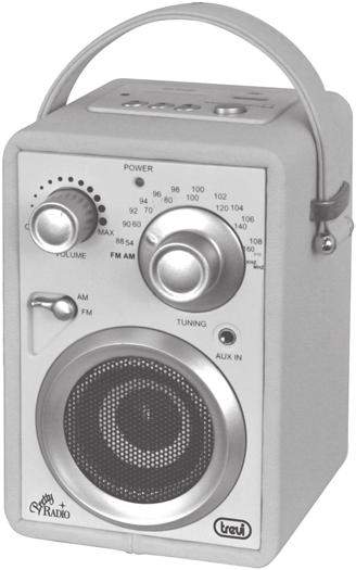 PLAYER/AUX IN-EINGANG Gebrauchs- und Anschlusshandbuch RADIO AM/FM CON REPRODUCTOR MP/PUERTO AUX IN Manual de uso y conexión