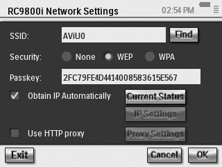 Οι σωστές ρυθµίσεις 16 Αλλαγή των ρυθµίσεων δικτύου 1 Στην οθόνη RC9800i Network Settings (Ρυθµίσεις δικτύου RC9800i), πληκτρολογήστε τον αριθµό SSID του ασύρµατου δικτύου σας.