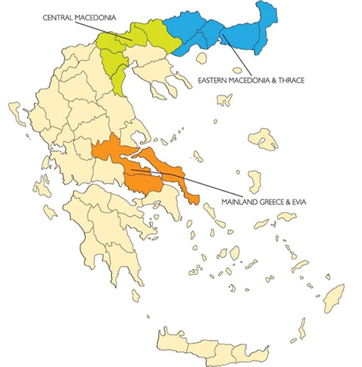 Ανάπτυξη της εσωτερικής αγοράς ενέργειας Επέκταση του δικτύου διανοµής σε 18 πόλεις της Ανατολικής Μακεδονίας και Θράκης, της ηπειρωτικής Ελλάδας, της Εύβοιας και της Κεντρικής Μακεδονίας.