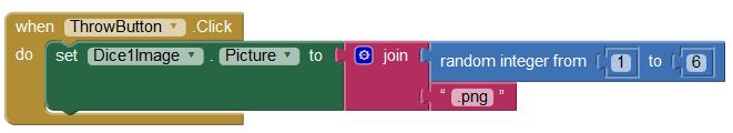 B) ΠΡΟΓΡΑΜΜΑΤΙΣΜΟΣ(Blocks) 4) Επιλέξτε πάνω δεξια το κουμπί Βlocks ώστε να μεταβείτε στην οθόνη προγραμματισμού (blocks) 5) Επιλέξτε το αντικείμενο ThrowButton από αριστερά και τοποθετείστε τo block