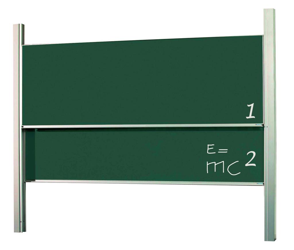 ΠΙΝΑΚΕΣ ΣΕ ΚΟΛΩΝΕΣ / ΕΠΑΛΛΗΛΟΙ ΠΙΝΑΚΕΣ COLUMN BOARDS GR Doppelpylonentafeln Διπλοί πίνακες σε κολώνες D Δύο πίνακες πορσελάνης σε λευκό ή πράσινο (800ºC), οι οποίοι μπορούν να μετακινηθούν ανεξάρτητα