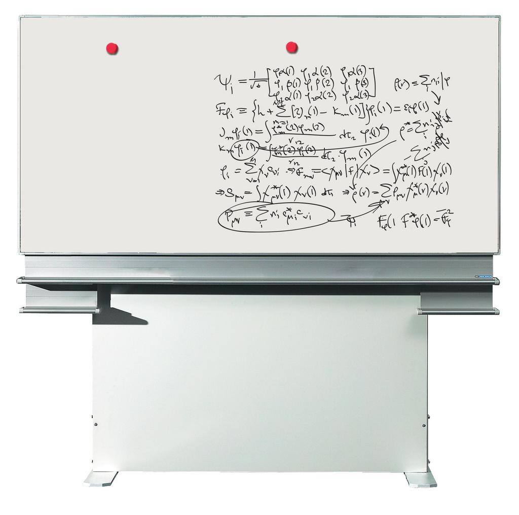 ΠΙΝΑΚΕΣ ΜΟΝΗΣ ΕΠΙΦΑΝΕΙΑΣ GR SINGLE SURFACE BOARDS Πίνακας μονής επιφάνειας σε ανεξάρτητο ερμάριο D Einflächentafel auf Schrankgestell,freistehend Tafel mit 1 Schreibfläche aus weiß (800ºC) oder grün