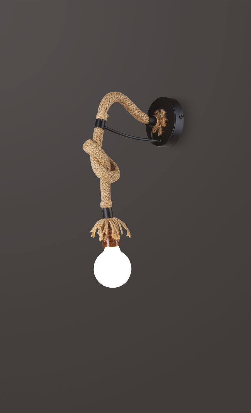 ROPE 1L PENDANT 1Φ ΚΡΕΜΑΣΤΟ Ø10 cm H.