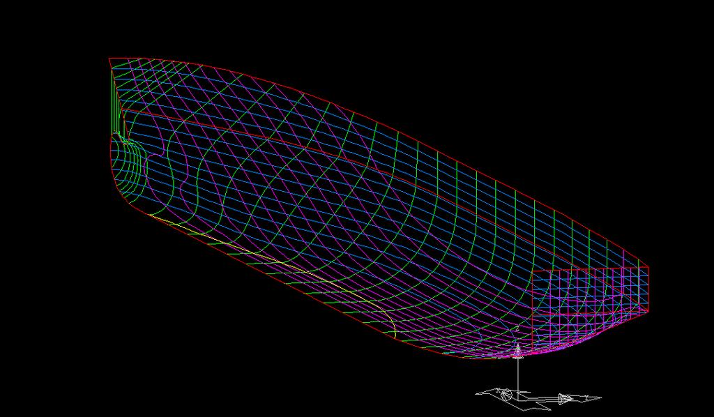 Σχήμα 2.1: Τρισδιάστατο μοντέλο γραμμών IRAKLIS στο Aveva Lines (1) Σχήμα 2.