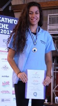 Φυργαδιώτη Δήμητρα Πανελλήνιο Πρωτάθλημα Κατηγοριών 1η θέση 400μ Γυναικών 1η θέση 200μ