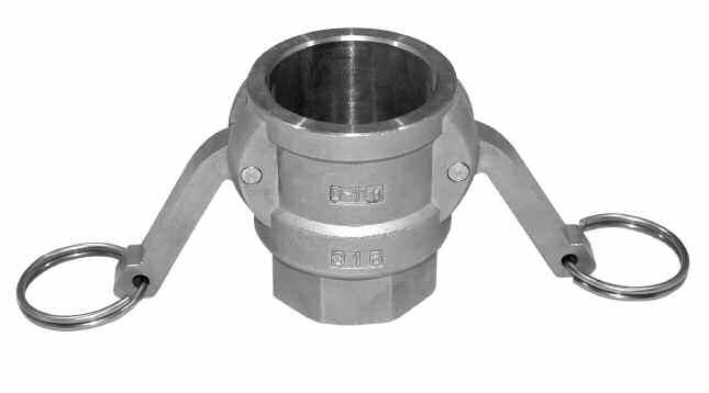 Camlock, coupler male, 1/2 1 11/2 21/2 4 3/4 11/4 2 3 6