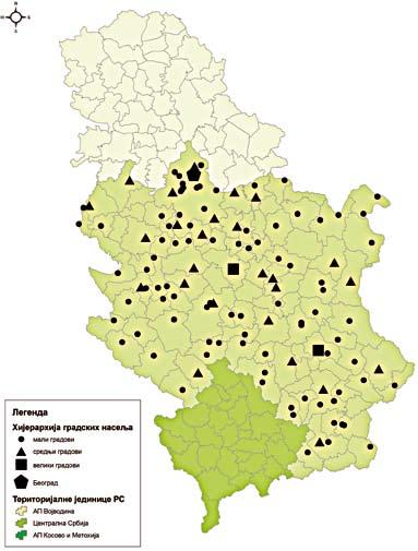 љених из бивших република СФРЈ се повећао у свим категоријама, осим у великим градовима. Удео се значајно повећао у Београду и у категорији малих градова (око 2%).