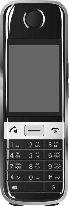 Gigaset S820H - Touch & Type Gigaset S820H - Touch & Type Οθόνη αφής / Οθόνη Γραμμή κατάστασης ( σελ. 12) Τα σύμβολα ( σελ.