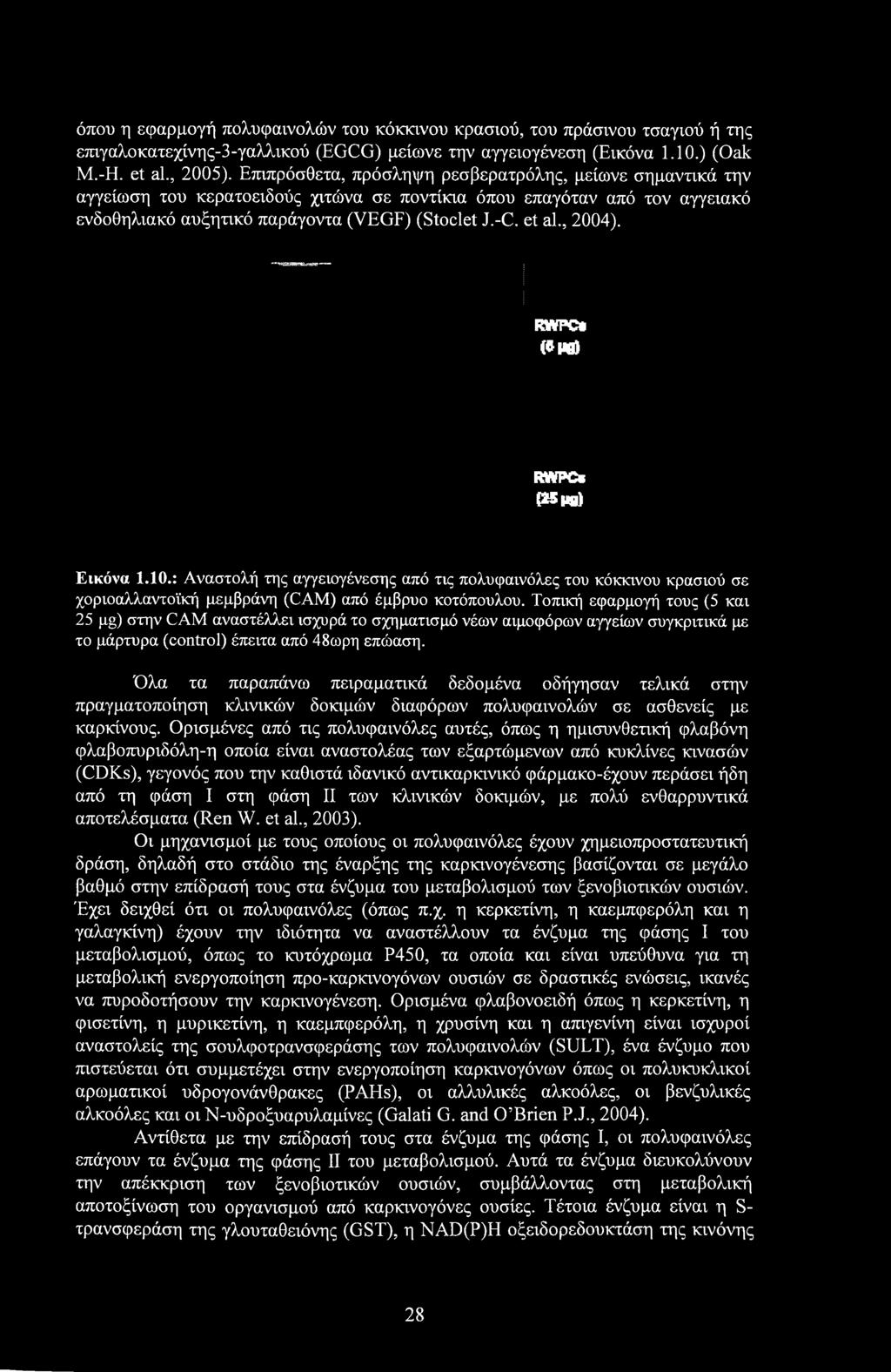 Όλα τα παραπάνω πειραματικά δεδομένα οδήγησαν τελικά στην πραγματοποίηση κλινικών δοκιμών διαφόρων πολυφαινολών σε ασθενείς με καρκίνους.
