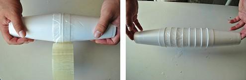 Εικόνα 6: Πώς να κατασκευάσετε πλωτήρες με ποτήρια από φελιζόλ.