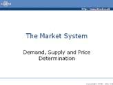 Θα επιλέξει από την πρώτη σελίδα του παραθύρου από τα Resources: Power Point Presentation The Market System.