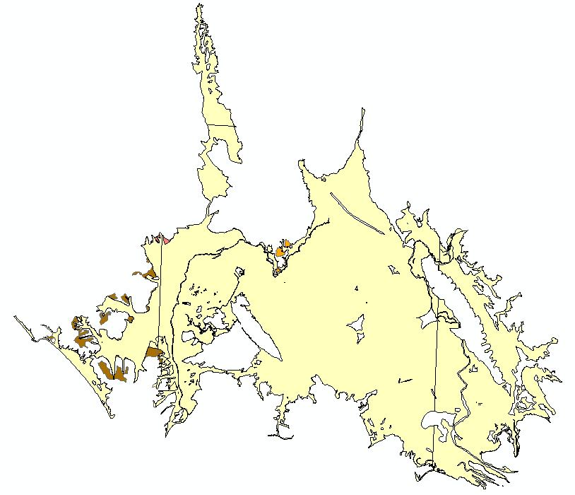 Σχ. 7-1: Απεικόνιση του ψηφιοποιημένου γεωλογικού υποβάθρου της Ζώνης Δυνητικά Υψηλού Κινδύνου Πλημμύρας (ΖΔΥΚΠ) GR05RΑK0003 της περιοχής Πεδιάδες Άρτας, Χαμηλή Ζώνη π. Λούρου & Αράχθου.