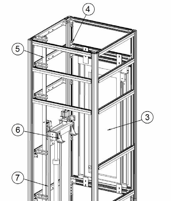 Page: 3/15 3D layout 1. MRL CABINET (controller and power unit) 2.