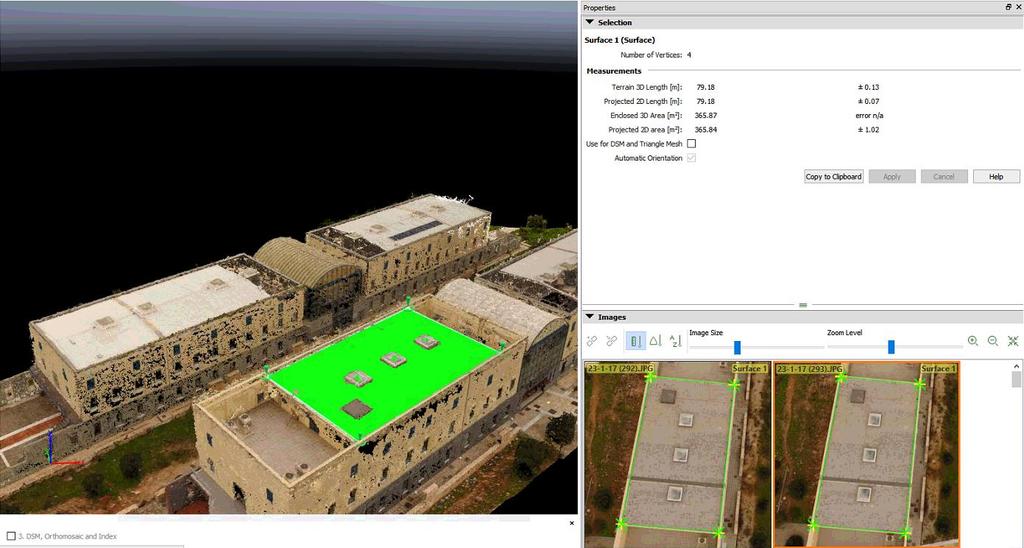 Εικόνα 3.27 surface Εκτός αυτήν την δυνατότητα με το pro πλέον μπορούμε να εξάγουμε διαφόρων τύπων αρχεία (είτε αυτά αντιπροσωπεύουν το Point Cloud είτε το 3D Mesh).