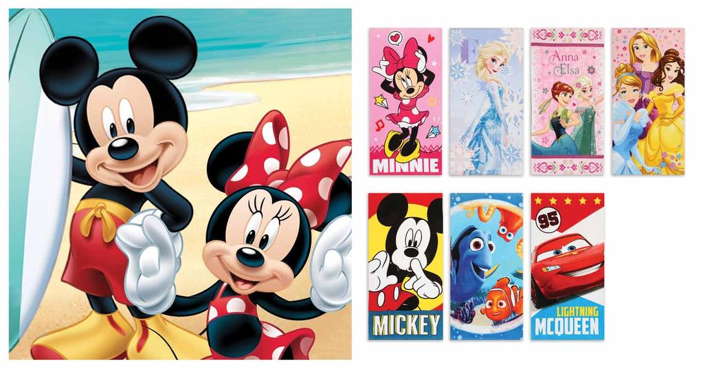 Minnie - Style Frozen - Iridescent Frozen - Pink Princess - Diamonds Beach Towels