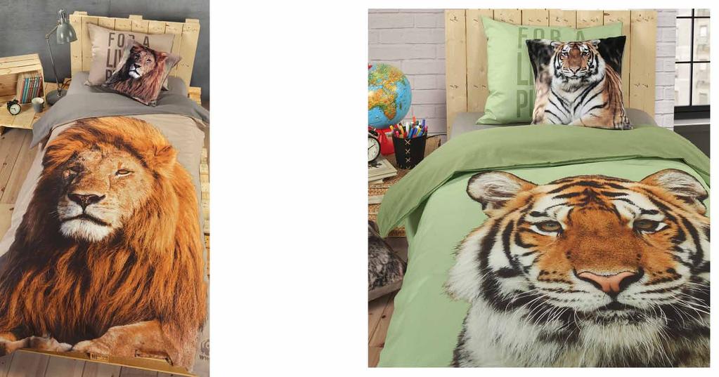 Lion Tiger WWF Duvet