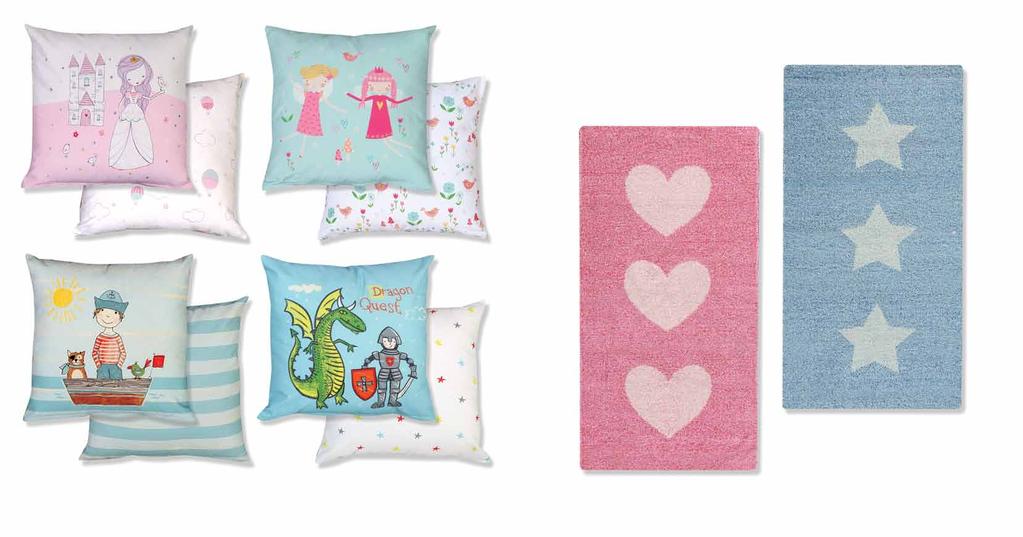 Stars Hearts Charm Princess Fairies in the Garden Raiders 98 Deco Cushions Dragon Quest