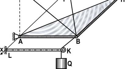 4 - Echilibul copului igid 57 Fig 4 4 Placa omogenă ABH din fig 4 de foma unui tiunghi deptunghic isoscel şi de geutate G este aticulată în A de un peete vetical şi ţinută în poziţia de echilibu