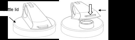 19 5. Select the desired speed by turning the speed selection button (8). 6. Allow the ingredients to mix until a uniform, fluid texture is formed. 7.