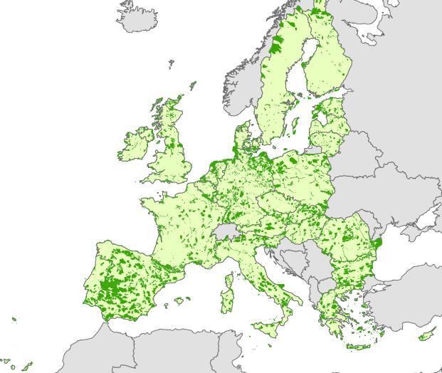 Περιοχζσ του Δικτφου Natura 2000 ςτην Ε.Ε. Ην.