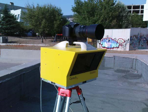 τοποθετήθηκε επάνω στον laser scanner στην ειδική βάση μαζί με τον τηλεφακό της